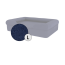 Omlet lit pour chien en mousse à mémoire de forme, grand modèle, bleu nuit Omlet lit pour chien en mousse à mémoire de forme, grand modèle, bleu nuit