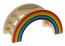 Le pont de jeu arc-en-ciel a des marches et une plateforme pour les hamsters. Le pont de jeu arc-en-ciel a des marches et une plateforme pour les hamsters.