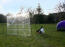 Coupe-vent clair sur la clôture Omlet 