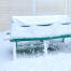 Le poulailler Boughton avec une couverture - dans le Snow. Le poulailler Boughton avec une couverture - dans le Snow.