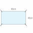 Dimensions de la housse anti-vent clear Eglu Cube Dimensions de la housse anti-vent clear Eglu Cube
