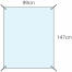 Dimensions pour le couvercle d'extension transparent Eglu Go et Classic Dimensions pour le couvercle d'extension transparent Eglu Go et Classic
