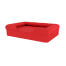 Traversin pour chien en mousse à mémoire de forme rouge cerise Traversin pour chien en mousse à mémoire de forme rouge cerise