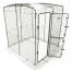 Couverture transparente avec bord de Gouttière pour entrée 2m 810.0146 Couverture transparente avec bord de Gouttière pour entrée 2m 810.0146
