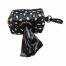Long paws funk the dog poo bag pouch | leopard green & Gold
