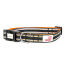Long paws comfort padded dog collar black & orange Long paws comfort padded dog collar black & orange