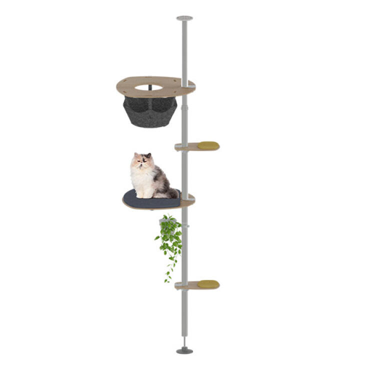 Arbre à chat d’extérieur Freestyle – Le kit Meower – 2,15 m à 2,60 m