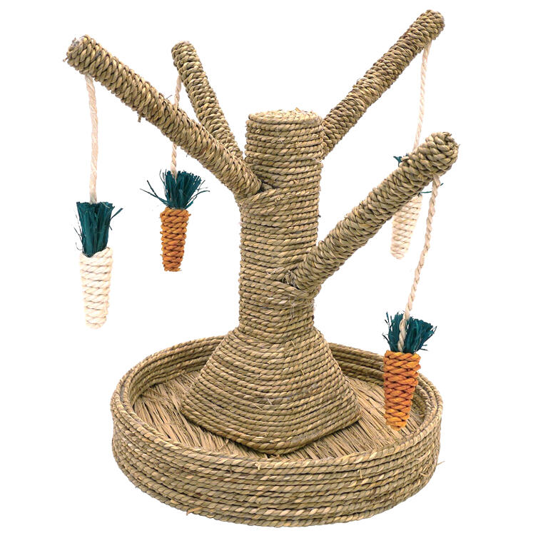 Arbre de jeu antiennui pour lapin Jouets pour lapins Clapiers, Enclos et Tunnels pour