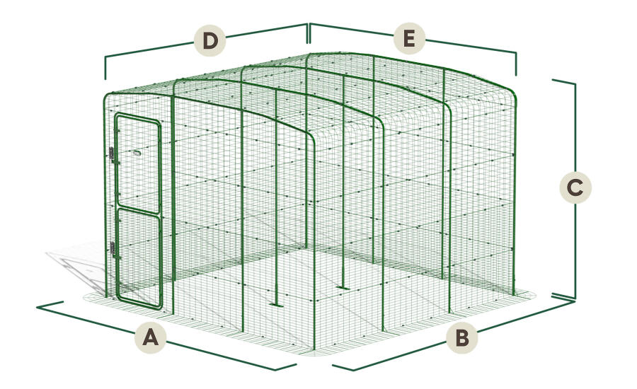 Dimensions du parcours 3x3x2
