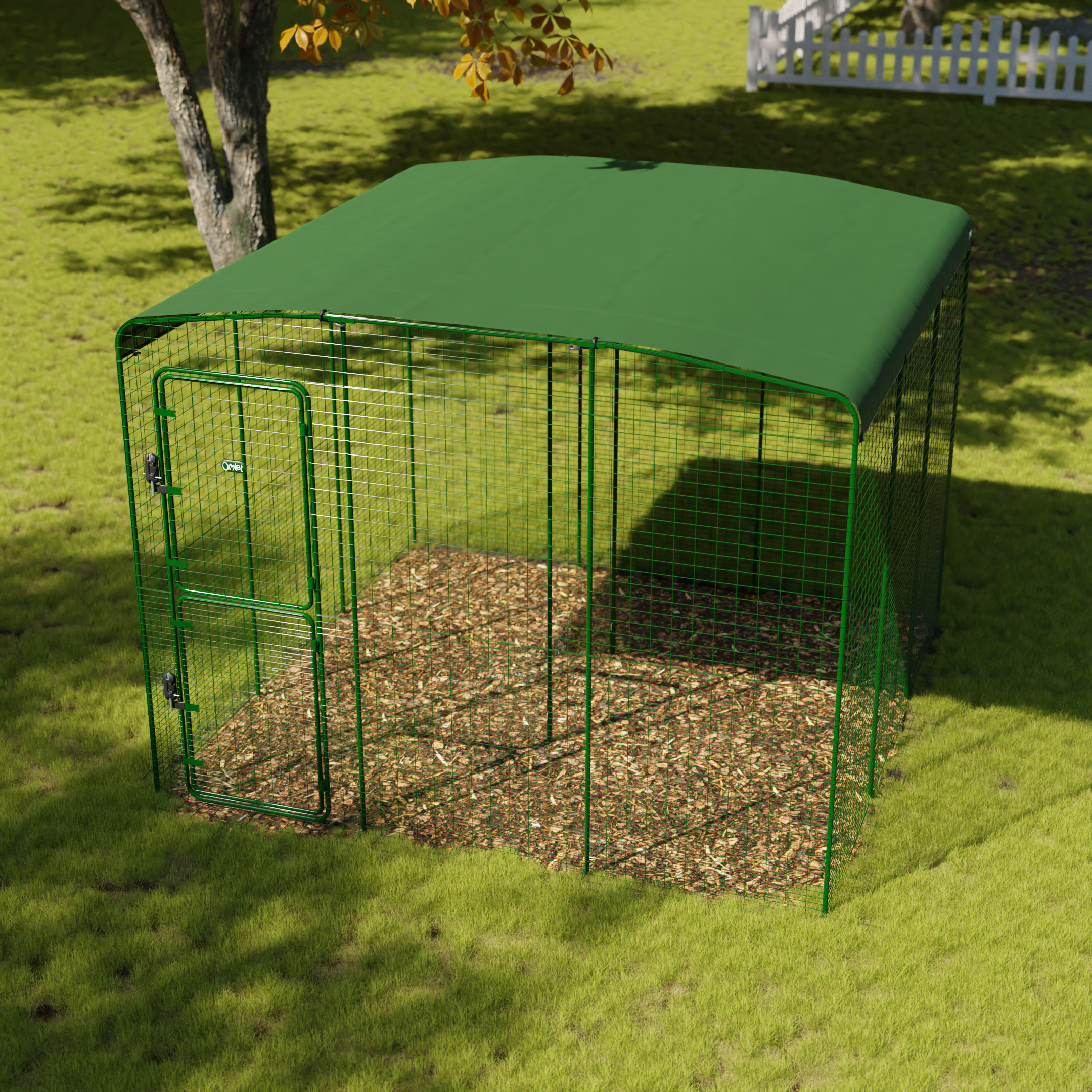 Housse De Protection Pour Poulailler Et Cage - Tissu Argenté Imperméable, 145x145cm, Pour Volailles, Lapins