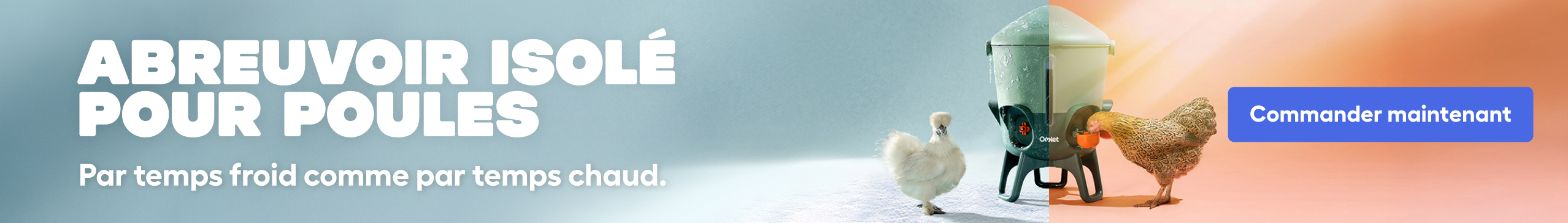 insulated chicken drinker