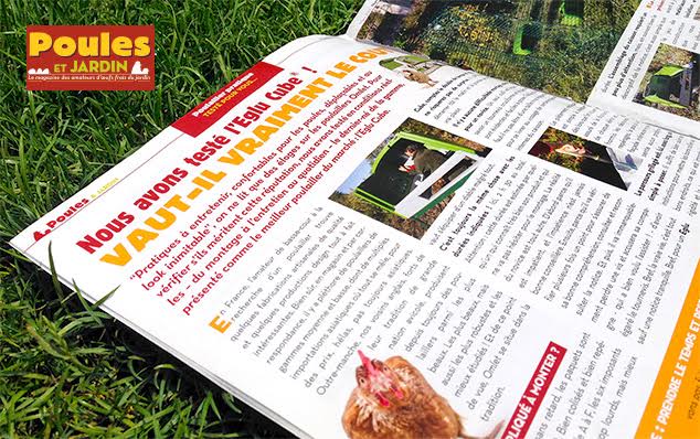 Poules & jardins article eglu cube omlet