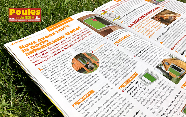 Poules & jardins article Porte Automatique