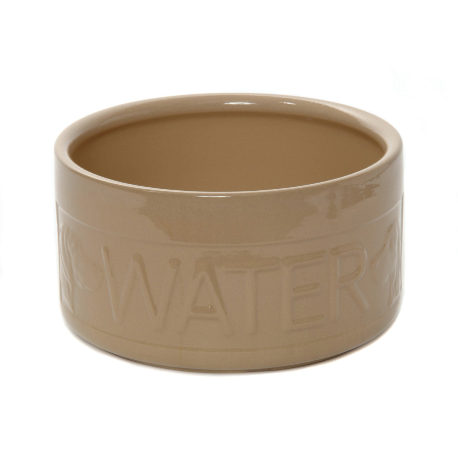 Bol à eau pour chien bords hauts beige 20cm Gamelles et accessoires pour chiens Bol à eau pour chien bords hauts beige 20cm Gamelles et accessoires pour chiens