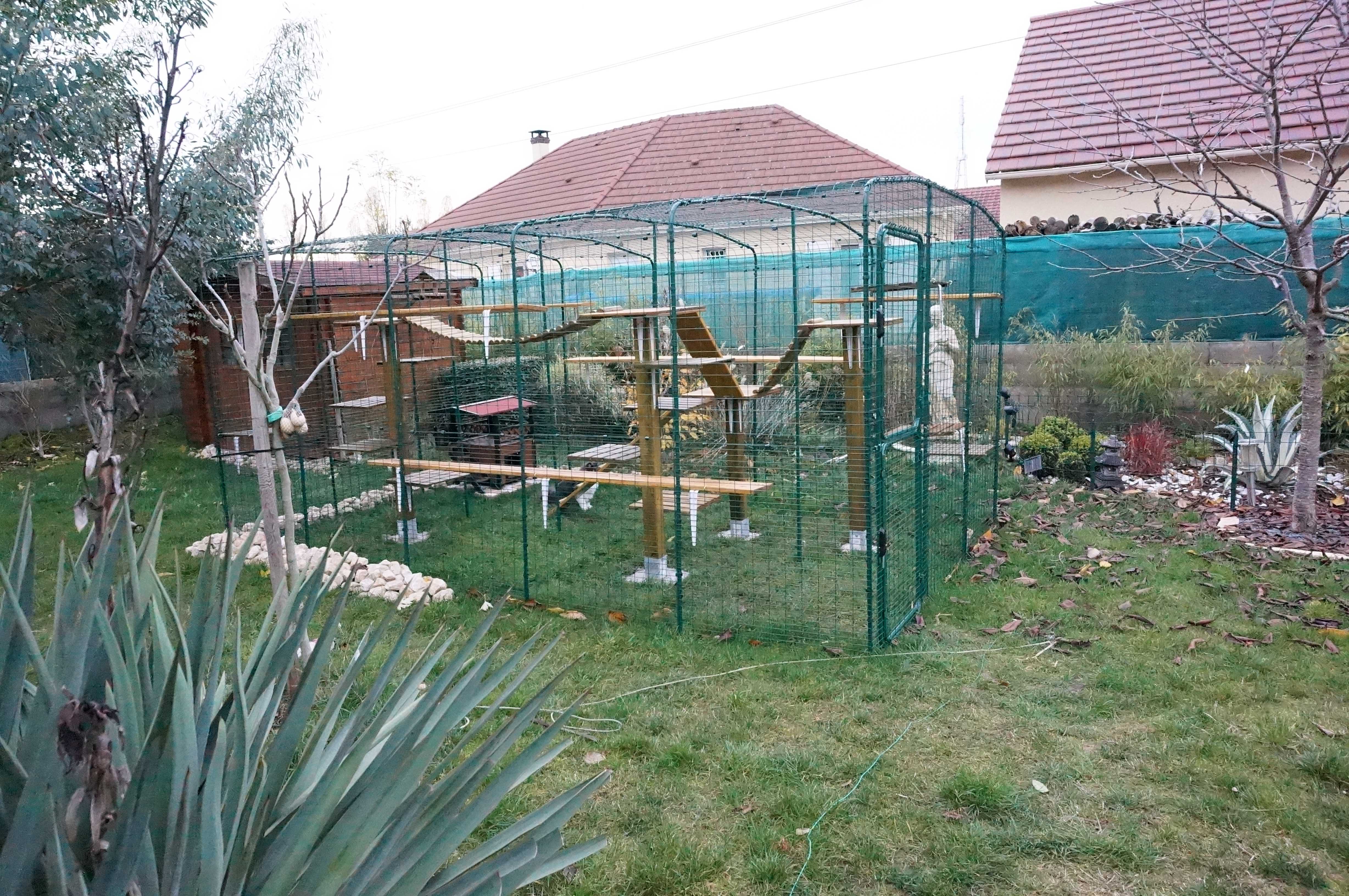 Comment Fabriquer Un Enclos Pour Chat Grand enclos pour chats | Chats | Omlet