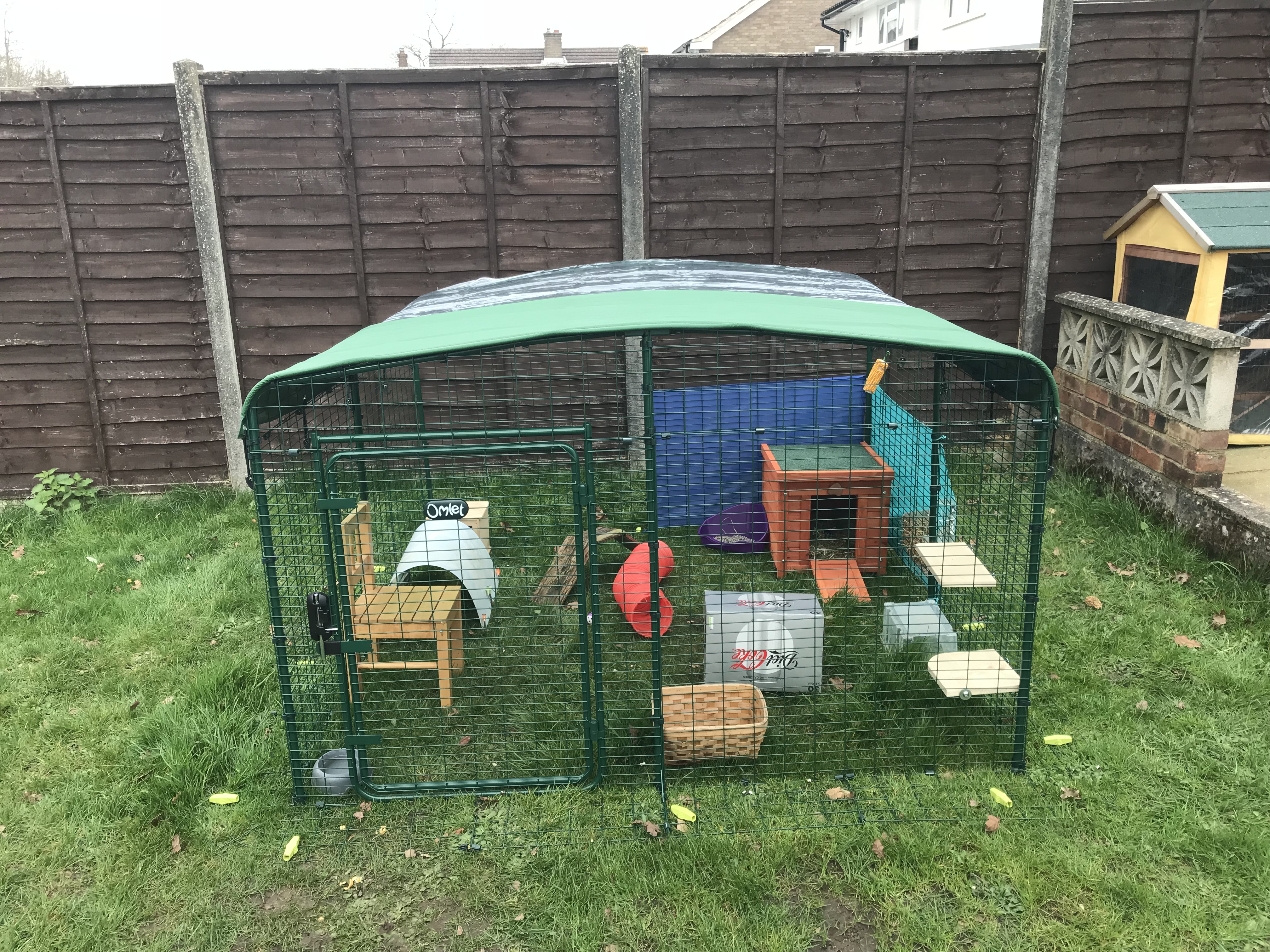 Grand Enclos Pour Lapins Clapiers, Enclos et Tunnels pour lapins Omlet