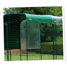 Bâches de protection climatique pour grand enclos